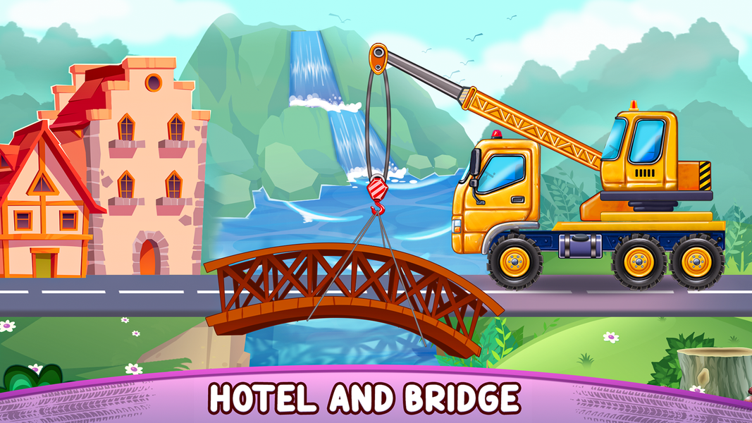 Build a House - Truck Games - Gameplay image of android game