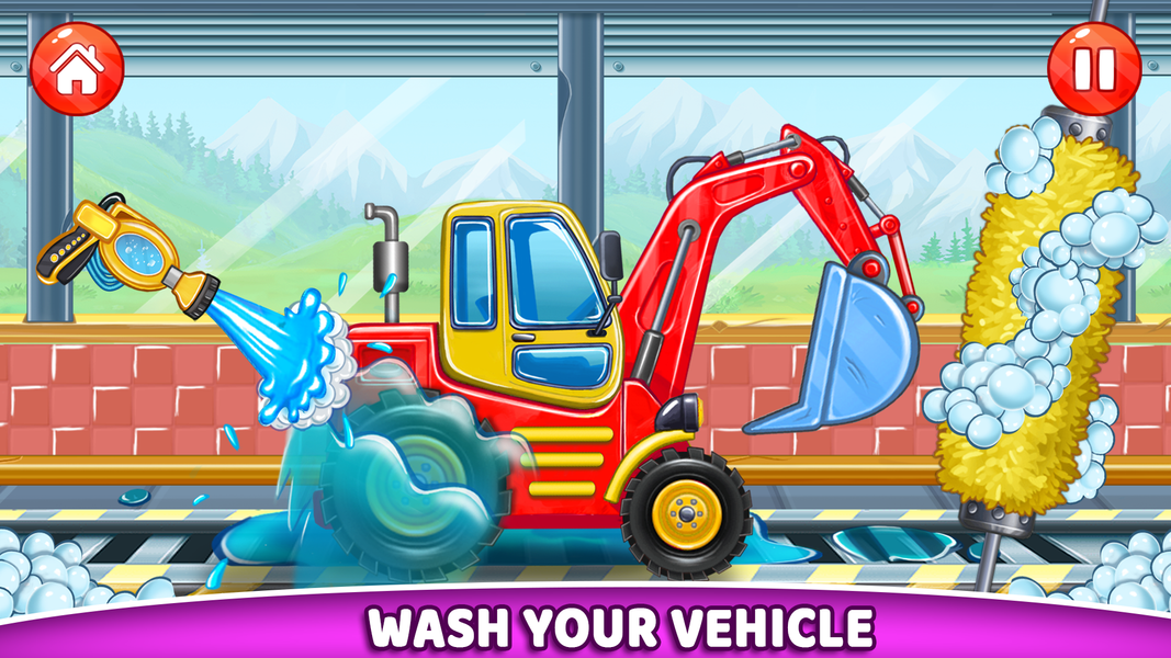 Build a House - Truck Games - Gameplay image of android game