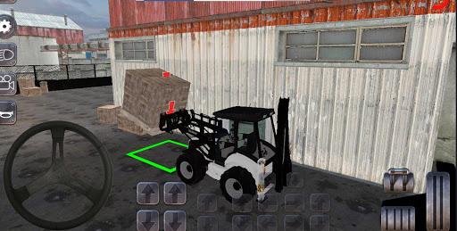 Backhoe Loader: Excavator Simulator Game - Gameplay image of android game