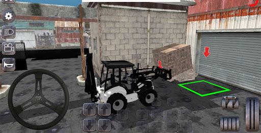 Backhoe Loader: Excavator Simulator Game - Gameplay image of android game