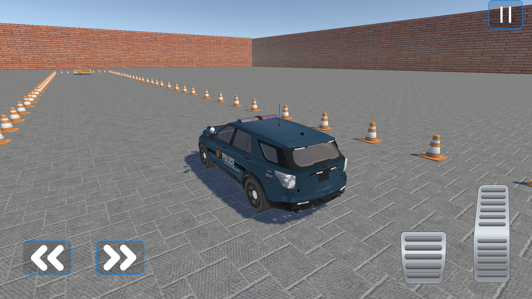 Police Car Parking Police Game - Gameplay image of android game