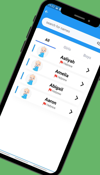 Baby Names - First Names 2021 - Image screenshot of android app