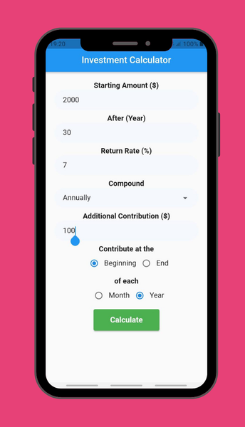 Investment Calculator | compou - عکس برنامه موبایلی اندروید