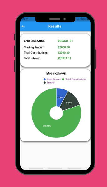 Investment Calculator | compou - عکس برنامه موبایلی اندروید