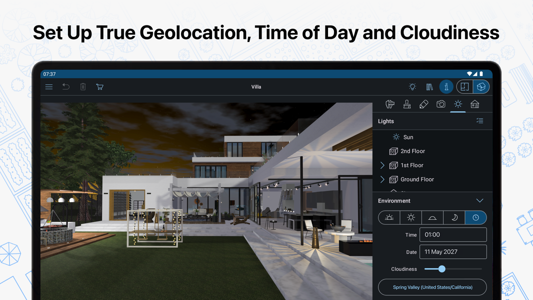 Live Home ۳D: House Design - عکس برنامه موبایلی اندروید