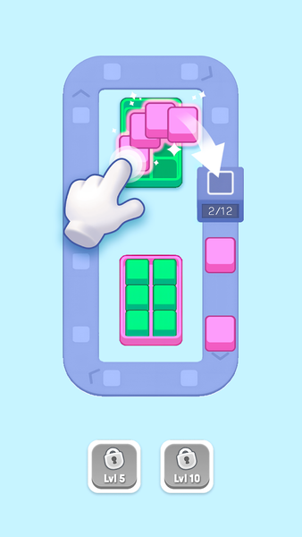 Color Cube Match: Sort Puzzle - Gameplay image of android game