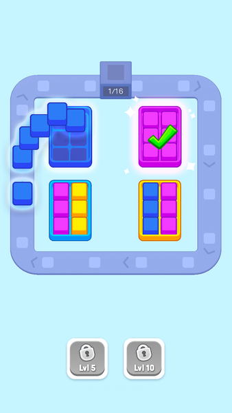Color Cube Match: Sort Puzzle - Gameplay image of android game