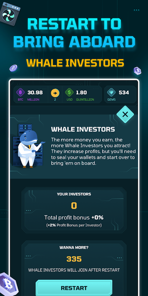 Idle Crypto Miner - Image screenshot of android app