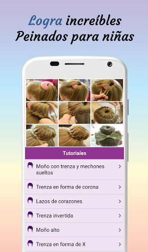 Easy fun hairstyles for girls - Image screenshot of android app