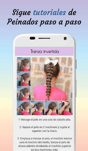 Easy fun hairstyles for girls - Image screenshot of android app