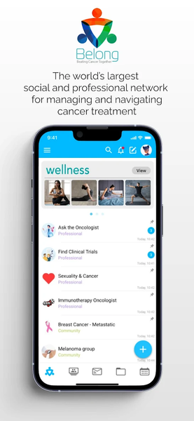 BELONG Beating Cancer Together - Image screenshot of android app