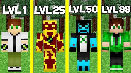 Mod Ben Alien 10 For Minecraft PE Addon Skins 2021 - عکس برنامه موبایلی اندروید