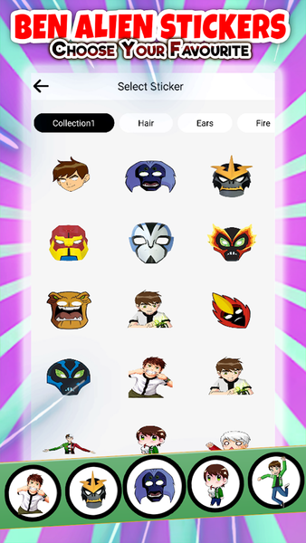 Photo editor for ben alien 10 - Image screenshot of android app