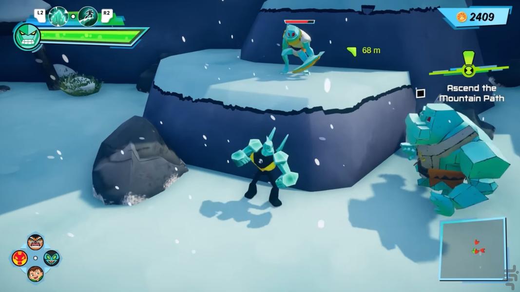 Ben10 Power Trip emulator - Gameplay image of android game