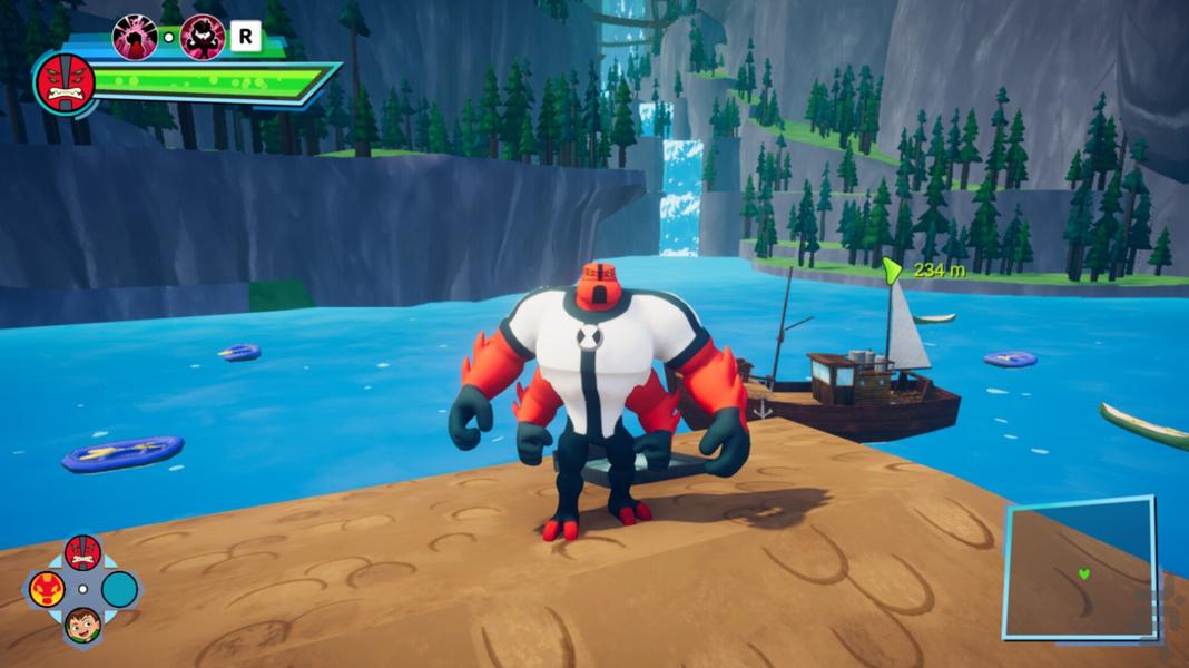 Ben10 Power Trip emulator - Gameplay image of android game