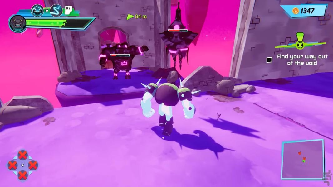 Ben10 Power Trip emulator - Gameplay image of android game