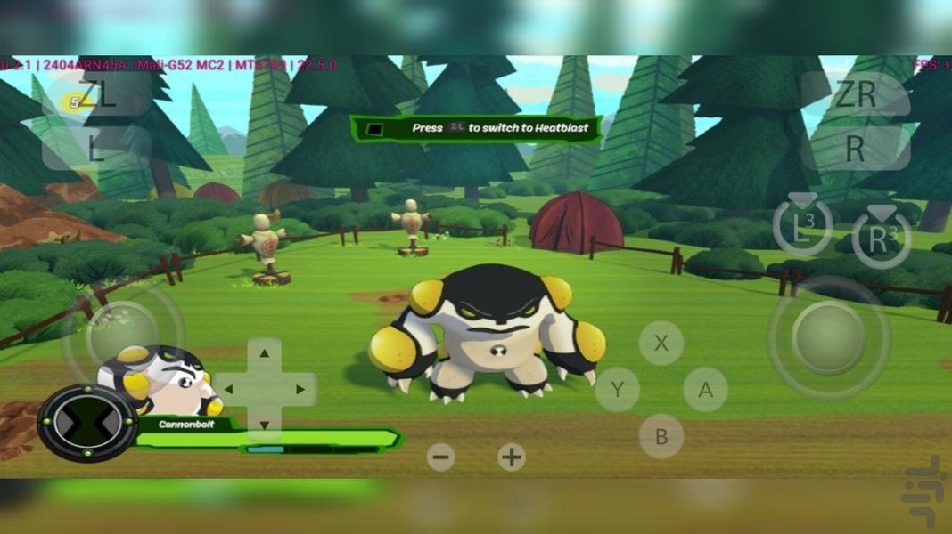 Ben10 reboot Emulator - Gameplay image of android game