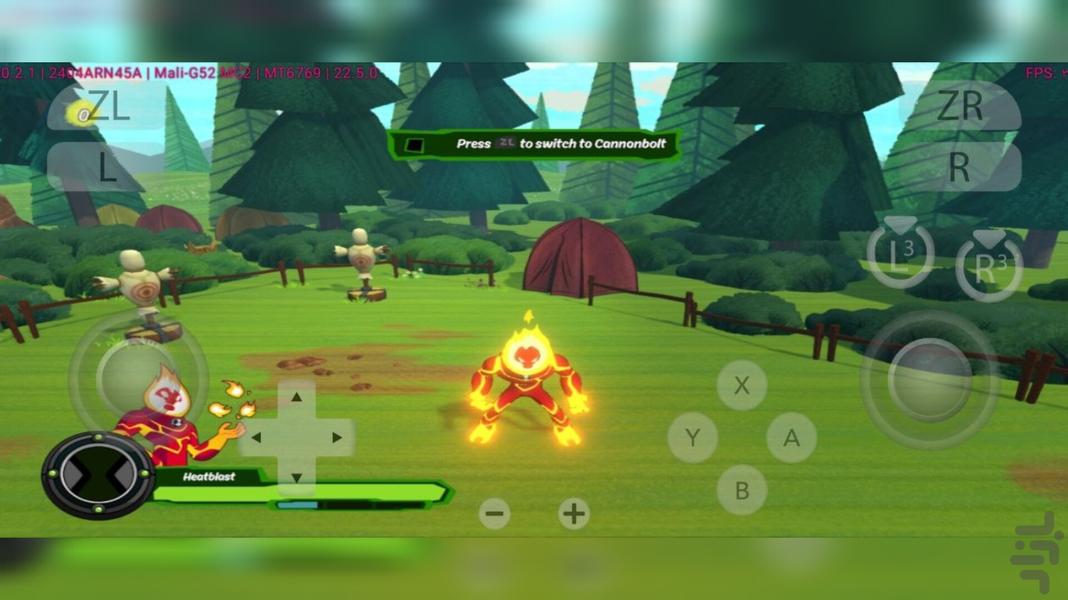 Ben10 reboot Emulator - Gameplay image of android game