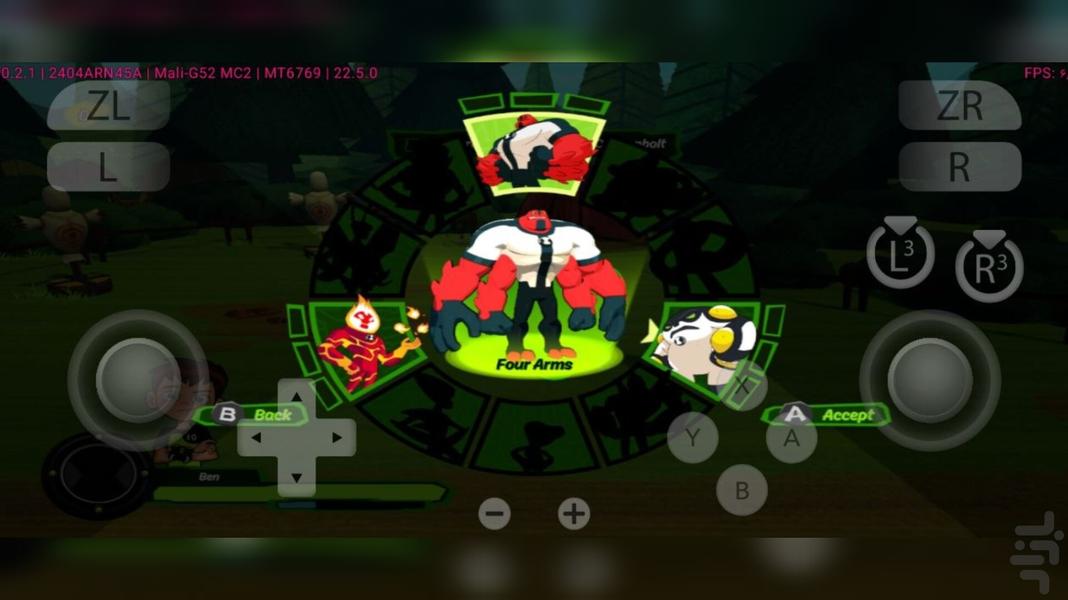 Ben10 reboot Emulator - Gameplay image of android game