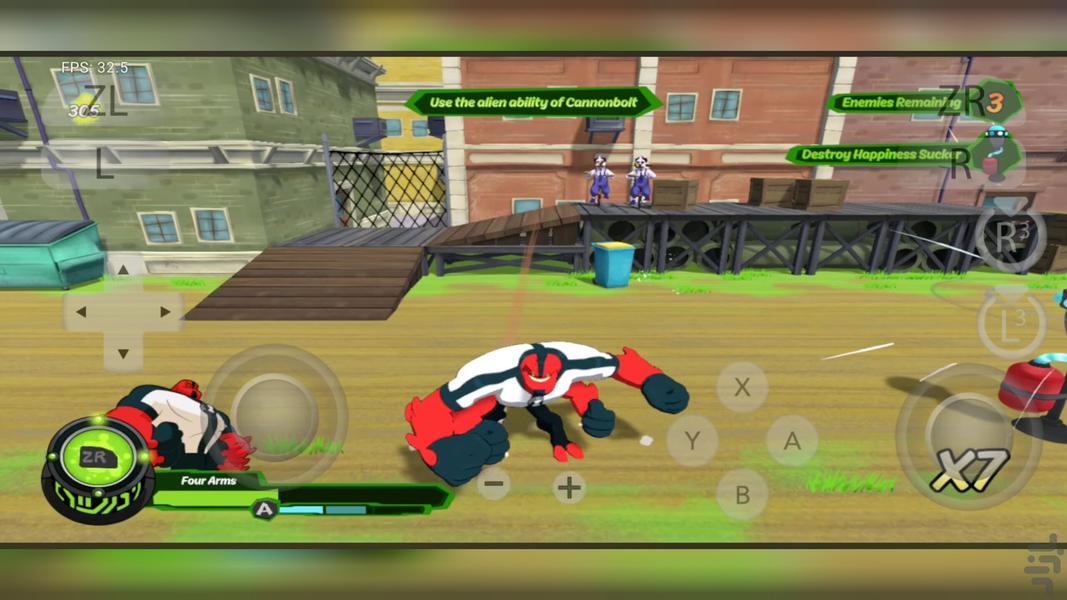 Ben10 reboot Emulator - Gameplay image of android game