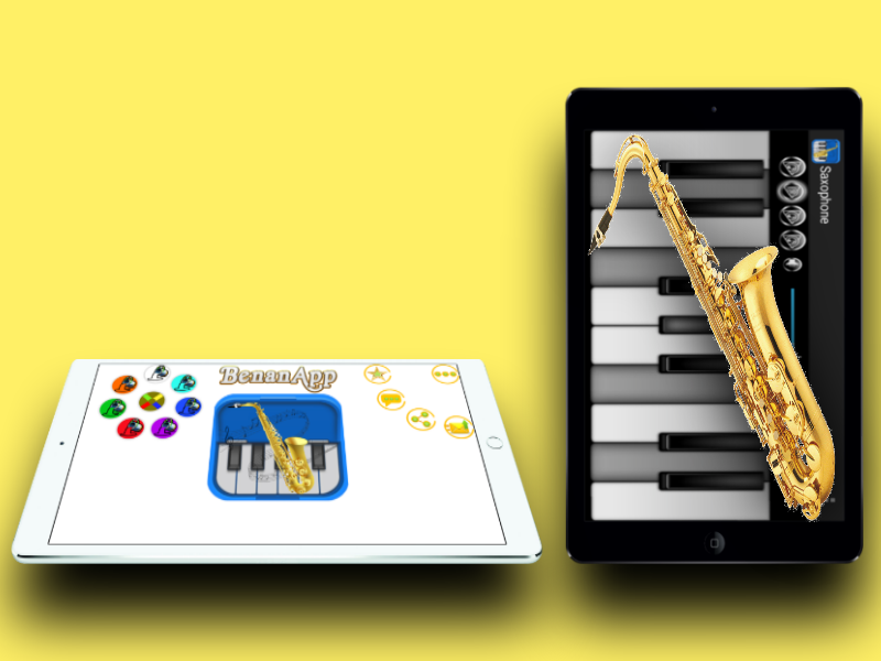 Alto Saxophone Piano Keyboard - Image screenshot of android app