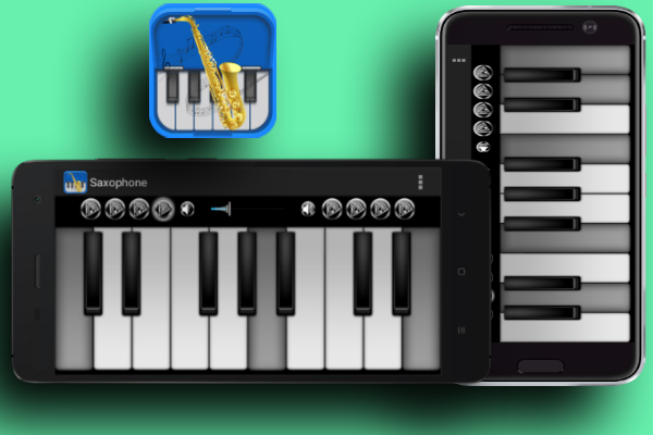 Alto Saxophone Piano Keyboard - Image screenshot of android app
