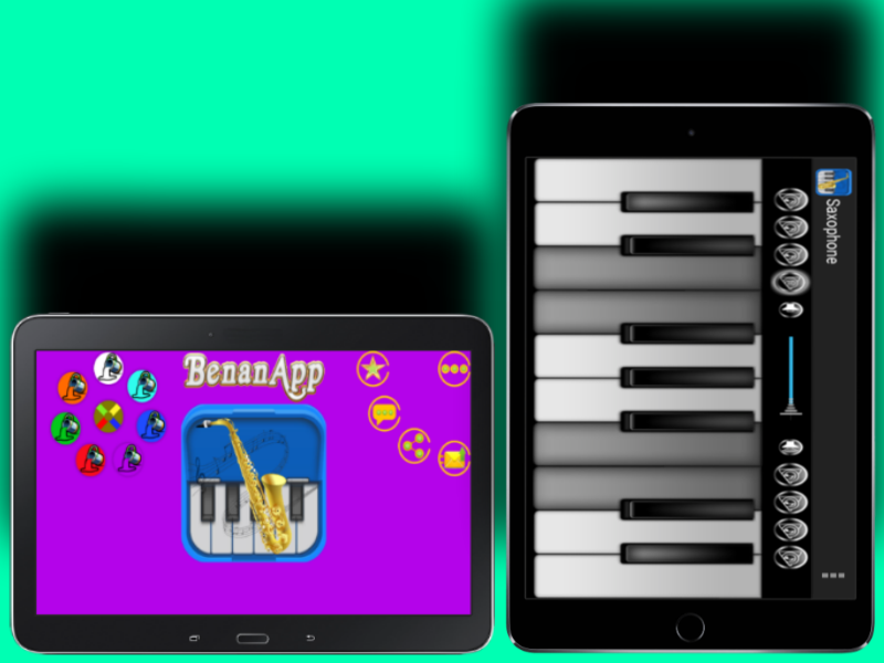 Alto Saxophone Piano Keyboard - Image screenshot of android app