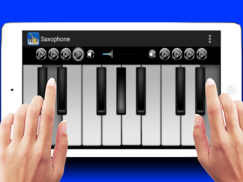 Alto Saxophone Piano Keyboard - Image screenshot of android app