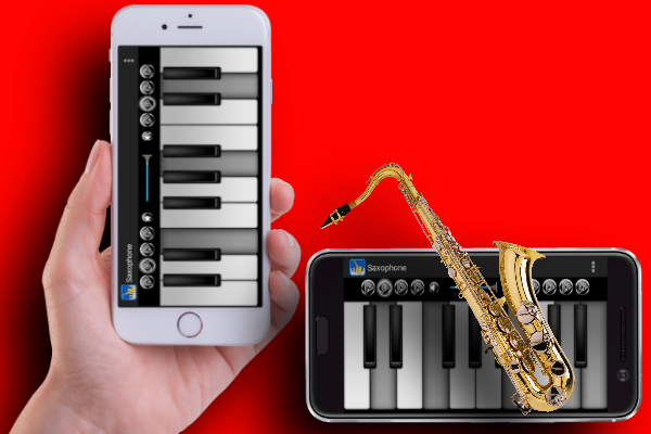 Alto Saxophone Piano Keyboard - Image screenshot of android app
