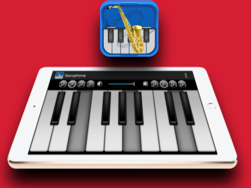 Alto Saxophone Piano Keyboard - Image screenshot of android app