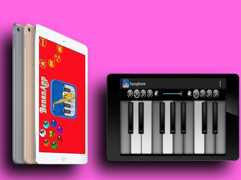 Alto Saxophone Piano Keyboard - Image screenshot of android app