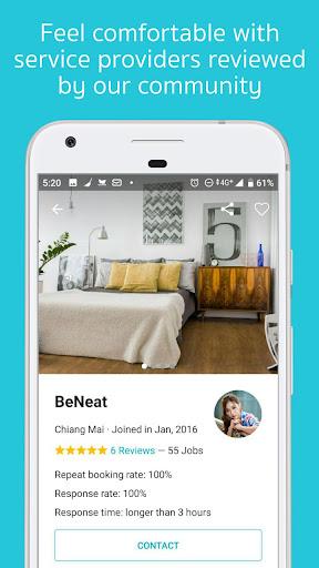 BeNeat - แม่บ้านออนไลน์ - Image screenshot of android app