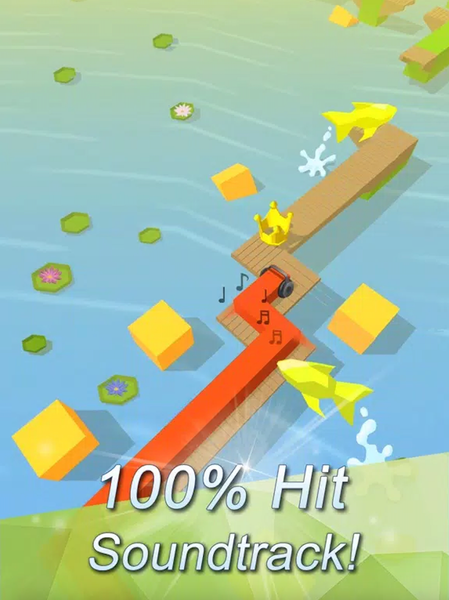 Dancing Line - Gameplay image of android game