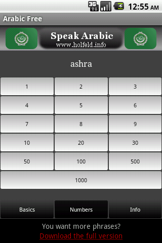 Arabic Free - Image screenshot of android app