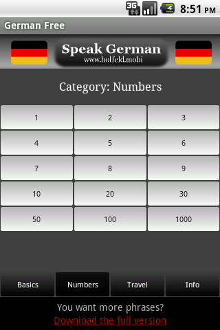 Speak German Free - Image screenshot of android app