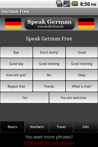 Speak German Free - Image screenshot of android app