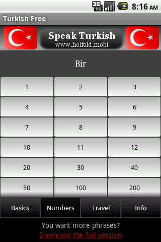 Speak Turkish Free - عکس برنامه موبایلی اندروید