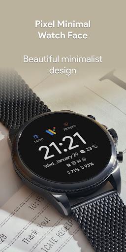 Minimalist watch store face android wear