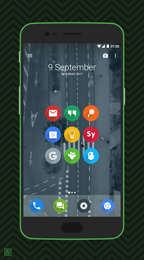 Rondo – Flat Style Icon Pack - Image screenshot of android app