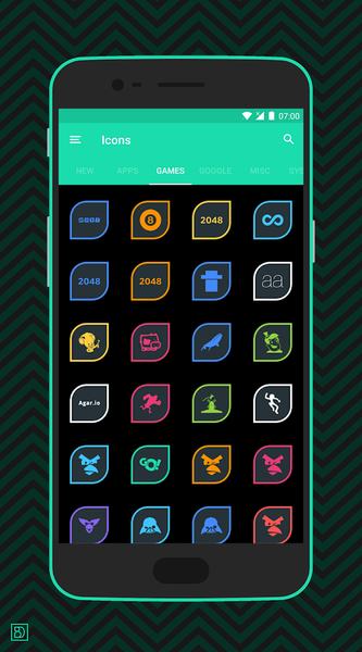 Folium – leaf-shaped icons - Image screenshot of android app