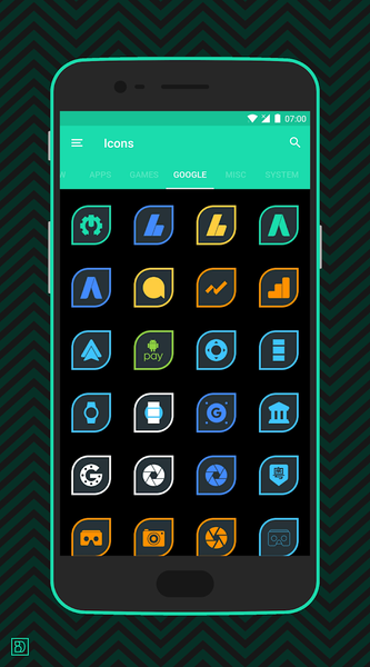 Folium – leaf-shaped icons - Image screenshot of android app