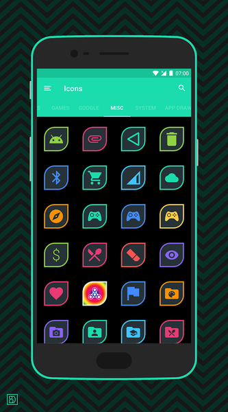 Folium – leaf-shaped icons - Image screenshot of android app