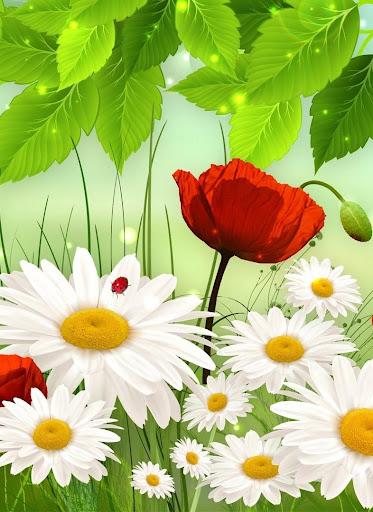 Spring Flowers Wallpapers - Image screenshot of android app