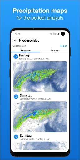 bergfex: weather & rain radar - Image screenshot of android app