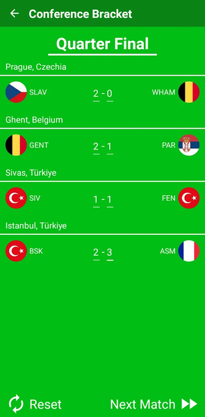 Conference Football Calculator - عکس بازی موبایلی اندروید