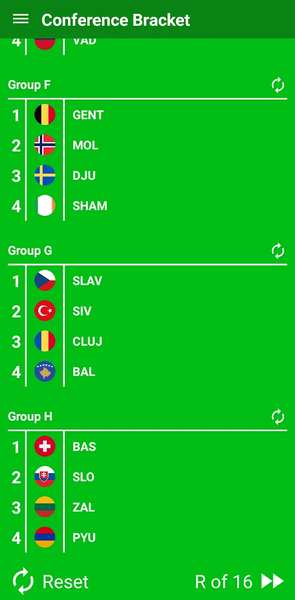 Conference Football Calculator - عکس بازی موبایلی اندروید