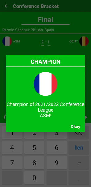 Conference Football Calculator - عکس بازی موبایلی اندروید