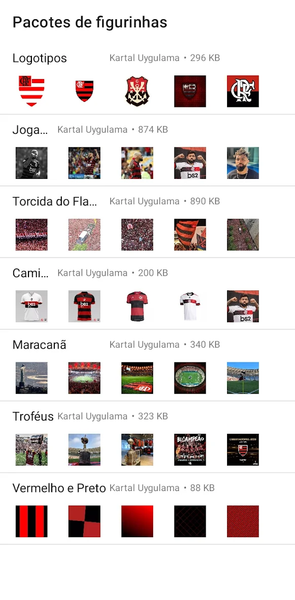 Figurinhas do Flamengo Sticker - عکس برنامه موبایلی اندروید