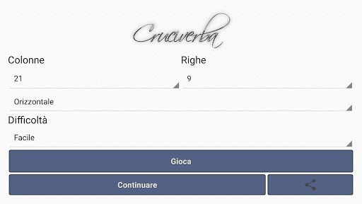 Cruciverba Italiano - Gameplay image of android game