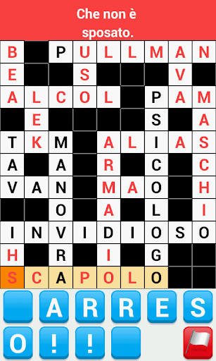 Cruciverba Italiano - Gameplay image of android game